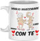 Tazza SanValentino Innamorati PERSONALIZZABILE CON NOME Voglio invecchiare con te - Love - Amore - Regalo Mug 11oz
