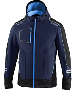 sparco Soft-Shell Tech Unisex-Erwachsene, BLU-AZURE, L