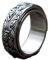LAYCHEN Neu Drehbare Ringe Für Männer Aus Der Japanischen Mythologie Mit Geschnitzten Augen Für Teenager-modeschmuck