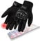 nedit Gant Moto Homologué Homme/Femme (Taille L) - Gants Moto A Écran Tactile pour Téléphone - Equipement de Protection Scooter/Velo/Trotinette - Été & Hiver