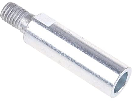 Stainless Steel M14 to M14 Extension Connecting Rod for 100/125 Angle Grinder Thread Adapter M14 to M14 Angle Grinder Extension Connecting Rod 6.5cm