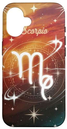 Coque pour iPhone 16 Signe du zodiaque Scorpion céleste Astrologie
