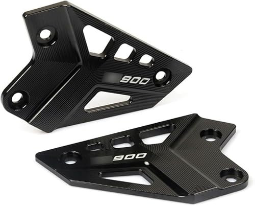 MOQIAOSEIKO Motorrad Fußrasten Fußrastenschutz Kompatibel mit Z900 Z 900 2017 2018 2019 2020 2021 2022 2023 2024 Zubehör Fersenschutz Fußrastenplatte Aluminium