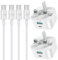iPhone 16 Charger Plug and Cable,2Pack Apple USB C Fast Charger Cable and Plug 6 Feet Long 25W/9V/12V PD 3.0 Super Fast for i Phone 16/16 Plus/16 Pro/16 Pro Max/15/15 Pro/15 Plus/15 Pro Max