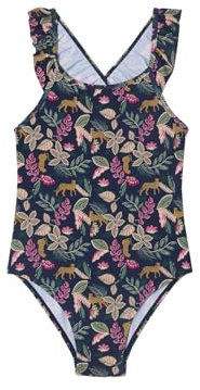 VERTBAUDET Maillot de Bain 1 pièce imprimé Fille Capsule Famille Encre 6A
