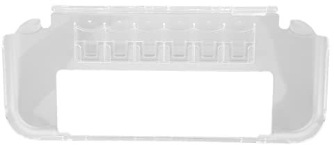 Mtlavishness DOBE Gamepad-Schutzhülle, transparente PC-Controller-Hardcover mit Spielkartensteckplatz für verbessertes Gaming auf Switch, OLED-akkurates Design, leicht, mit 6