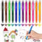 LVZONGXIN Bunt Kugelschreiber-Set, 12 Farben Radierbarer Tintenroller, Gelstifte Radierbar mit Radiergummi, Strichstärke 0,5 mm, ideal für Büro und Schule, Löschbarer Gelschreiber