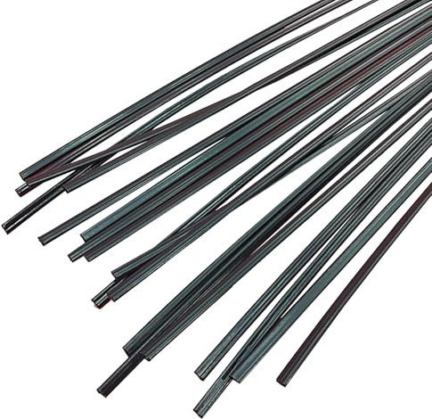 Baguette ronde de soudage en plastique ， Baguettes de soudage en plastique ABS, lot de 100 pièces, noires(Black)