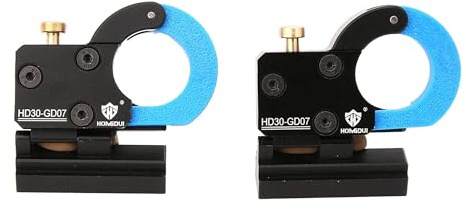 HONGDUI HD30-GD07 Rail Guide Clamp For 20mm Dog Holes Woodworking Bench Dog MFT System - 2 PCS