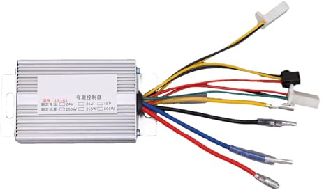 Brushless Motor Controller, 24V 250W Electric Speed Control Module for E-Bike Scooter Conversion, High-Power Replacement Accessory with Safety Protection for Tech Use