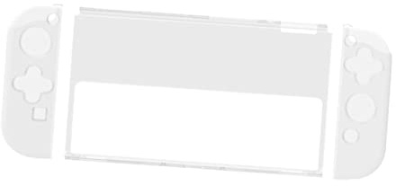 TEHAUX Oled Game Console Hard Case Set Transparente Tpu PC Schutzhülle und Kratzfest Präzise Passform Einfache Montage Schutz für Controller und