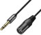 J&D XLR à Câble TRS 6,35 mm (1/4 inch) Câble, TRS 6,35mm (1/4 inch) to XLR Câble XLR Mâle à Mâle, 2.7 Meter