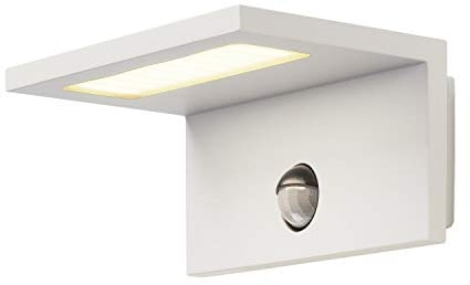 SLV LED SENSOR WL, LED Outdoor Wandaufbauleuchte, IP44, weiß, 3000K