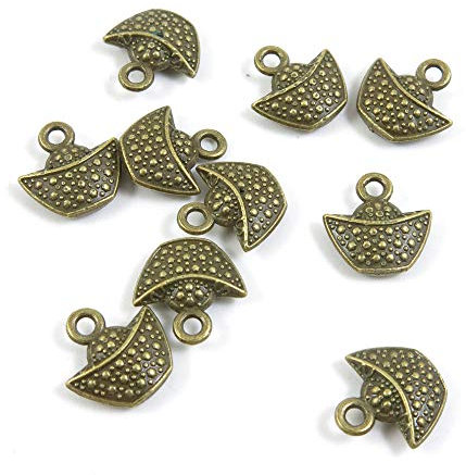 180 Stück antike Bronze-Ton-Schmuck-Charms U7UX8B Chinesische Barren Reichtum Handwerk Kunstherstellung Basteln Perlen