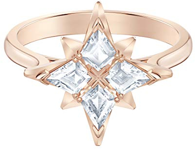 Swarovski Symbolic Star Motivring, Weiss, Rosé vergoldet