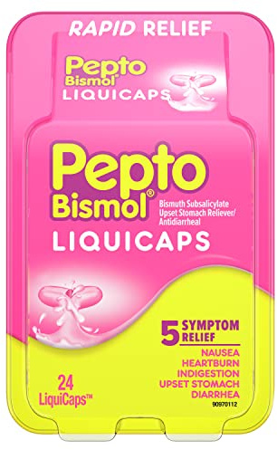 Pepto Diarrhea Antidiarrheal Liquicaps - 24 ct