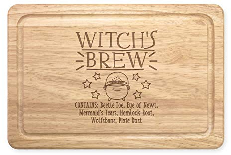 Witch's Brew Planche à découper rectangulaire en bois