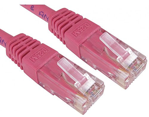 ALIDA SYSTEMS 7 m Cat6 Câble Ethernet, Haute Vitesse Et Fiable - Rose