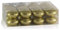 innaGLAS Lot de 24 Bougies flottantes Ornella, Or, Ø4,5cm, 4h - Bougies Chauffe-Plat