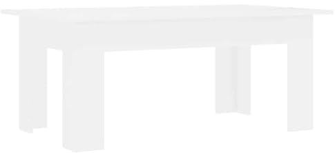 vidaXL Coffee Table White 100x60x42 cm Engineered Wood