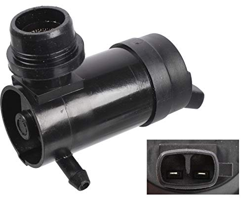febi bilstein 107496 Waschwasserpumpe für Scheibenreinigungsanlage, mit Dichtring, 1 Stück