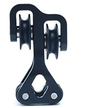 Namvo Bogenschießen Compound Bogen KabelRutsche Aluminiumlegierung Bogenschießen Bogenbogen Bogen String String Splitter Roller Glide Bowstring Separator Pfeil Pulley für jagdschießen schwarz