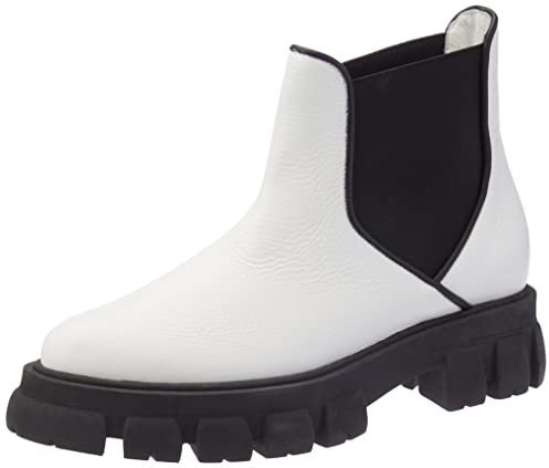 L37 HANDMADE SHOES One of The Few, Stivali alla Moda Donna, Bianco, 41 EU