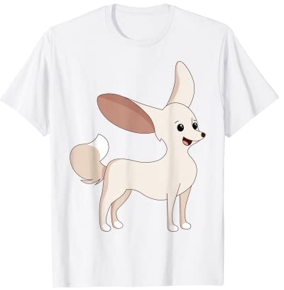 Kawaii Owner Fennec Fuchsschwanz, stehend, niedlich T-Shirt