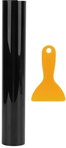 Windshield Sun Visor Strip, Universal 20x150cm Car Window Tint Film UV Block Windshield Sun Visor Strip with Scraper