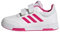 adidas Tensaur Hook And Loop Shoes, Zapatillas Unisex niños, Ftwr White Team Real Magenta Core Black, 39 1/3 EU