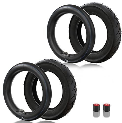 1PZ SS5-UDV 10 x 2.125 (10 Zoll) Reifen + Schlauch mit Winkelventil 45° Ersatz für Smart Self Balancing Scooter 2-Rad Elektroroller 10 Zoll Einrad