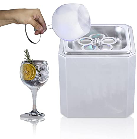 HLGKBY Mini CO2 Glass Chiller Cooler Freezer for Cups and Glasses, Glass Chiller Glass Froster, Bottle Chilling for Cocktail, Beer,Drinks, Wine, Instant Chill Your Glasses in Seconds, -45°C