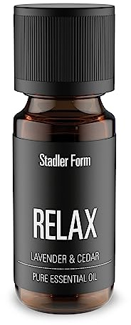 Stadler Form Relax, 100% naturreines ätherisches Öl, entspannt und beruhigt, duftet nach Lavendel, Holz und leicht zitrusartig, 10 ml Duftöl, geeignet für Aroma Diffuser und Duftlampen