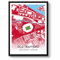 GroundDesigns Manchester-Stadion-Kunstkarte, Motiv: Old Trafford, A3-Druck, MUFC