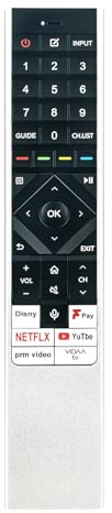 ALLIMITY Sprach Fernbedienung Kompatibel mit Hisense QLED ULED TV 55U8KQTUK 55U79KQ 65U79KQ 75U79KQ 55U8KQ 65U8KQ 55U8KQTUK 65U8KQTUK 75U8KQTUK 100U7KQ 65U72KQ 75U72KQ 85U72KQ 50U7QF