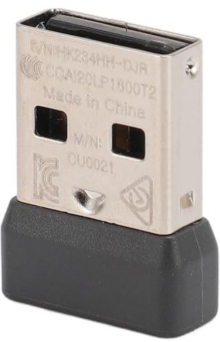 ciciglow Receptor USB, Receptor Unificador USB Inalámbrico de 2,4 GHz Adaptador de Ratón USB con Alfombrilla de Ratón para Logitech K860 Master Anywehere Mini Ratón Inalámbrico de 3 Teclas