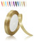 Champagner Gold 10mm Satinband 23 Meter, Polyesterband, verschönern Sie Ihre Bastelarbeiten und Feiern, ideal für Geschenkverpackungen, Dekorationen, Hochzeitsautoband, Bänder zum Basteln