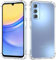 Hually Clear Case for Samsung Galaxy A15 4G/5G, A15 Clear Case Slim Hard PC Back & Soft TPU Shockproof Anti-Scratch Phone Bumper Cover for Samsung Galaxy A15 4G/5G, Clear