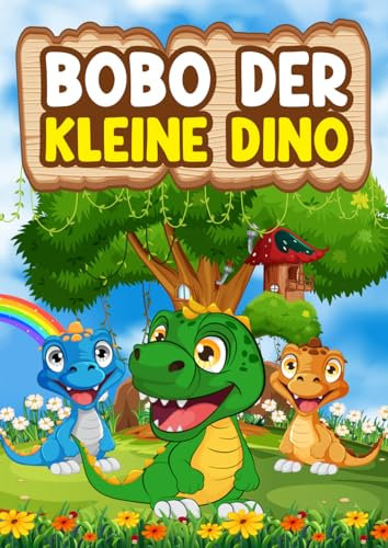 Bobo der kleine Dino - Malbuch: Ein abenteuerliches Ausmalbuch mit Bobo dem kleinen Dino für Jungs und Mädchen ab 4 Jahren