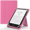MoKo Funda Universal para 6,6.8,7 Kindle eReaders Fire Tableta - Kindle/Kobo/Voyaga/Lenovo/Sony Kindle E-Book E-Reader Tableta, Carcasa Folio con Correa de Mano y Soporte, Magenta