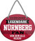schilderkreis24 – Blechschild Lustiger Spruch Deko Artikel Sport Verein Geschenkidee Männer Club Fußball (Ich bin dieser legendäre Nürnberg Fan 18x14cm)