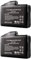2Pcs 3000mAh 7.4V Rechargeable Lithium Polymer Battery, Polymer Lithium Ion Batteries for Heated Gloves and Sock, UL FCC Certification, Black