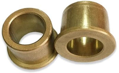 CHOUXUANGA Kupfer-Gleitlager-Gleitbuchse 5PCS ID18mm Selbstschmierende Flansch Rippe Pulver Metallurgie Öl Lager Kupfer Basis Legierung Hülse OD24/32mm(18x24x22-30x3mm)