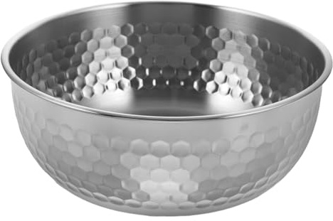 GLEAVI Salatschüssel Aus Edelstahl Rührschüssel Aus Glas Schüssel In Bronze Tiefe Salatschüsseln Zum Stapeln Kochgeschirr Aus Messing Dekorative Glasschüssel Bonbonschalen