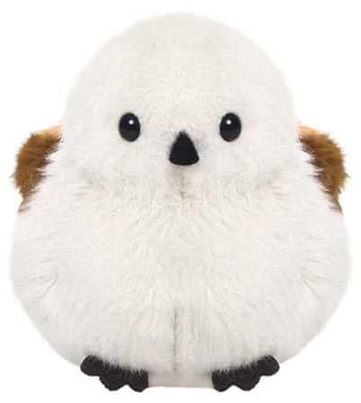 Xiyocadt Plüschtier Vogel, Stofftier, Kuscheltier, Entzückendes Kleines Vogel-Plüschtier, Flauschiges Stofftier Zum Spielen, Sammeln & Kuscheln, Gemütliches Schmusetier (11 cm,Weißwangenmeise)