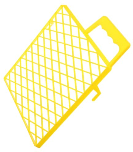 Paint Tray Grid Yellow ABS Plastic Grid for Even Paint Distribution | 18 Inch Paint Roller Bucket, Safe and Easy to Clean, Reliable Grid Structure for Paint Trays