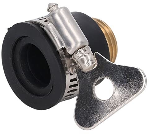YDuupxe Faucet Tap Connector Adapter, Universal Garden Kitchen Water Hose Pipe Quick Joint 1/2in Thread, with Brass Material for Car Wash Pressure Washer Washing Machine