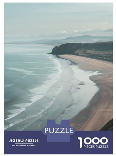 Puzzles Für Erwachsene, 1000 Teile Serene Coastal Expanse Puzzles Für Erwachsene, Familienspiel, Für Familienspaß, Geburtstagsgeschenk, Geschenke, 70x50cm/1000pcs