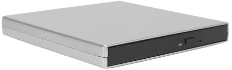 LICAEVEY Externer CD-DVD-Brenner mit Zusätzlichem Stromkabel (Black) | USB 3.0 5 Gbit/s tragbares Laufwerk, Lesen/Schreiben BD 100 GB DVD 8,5 GB CD 700 MB, für Laptop-Desktop