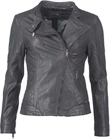 Maze Damen Lederjacke Sally Grey XS